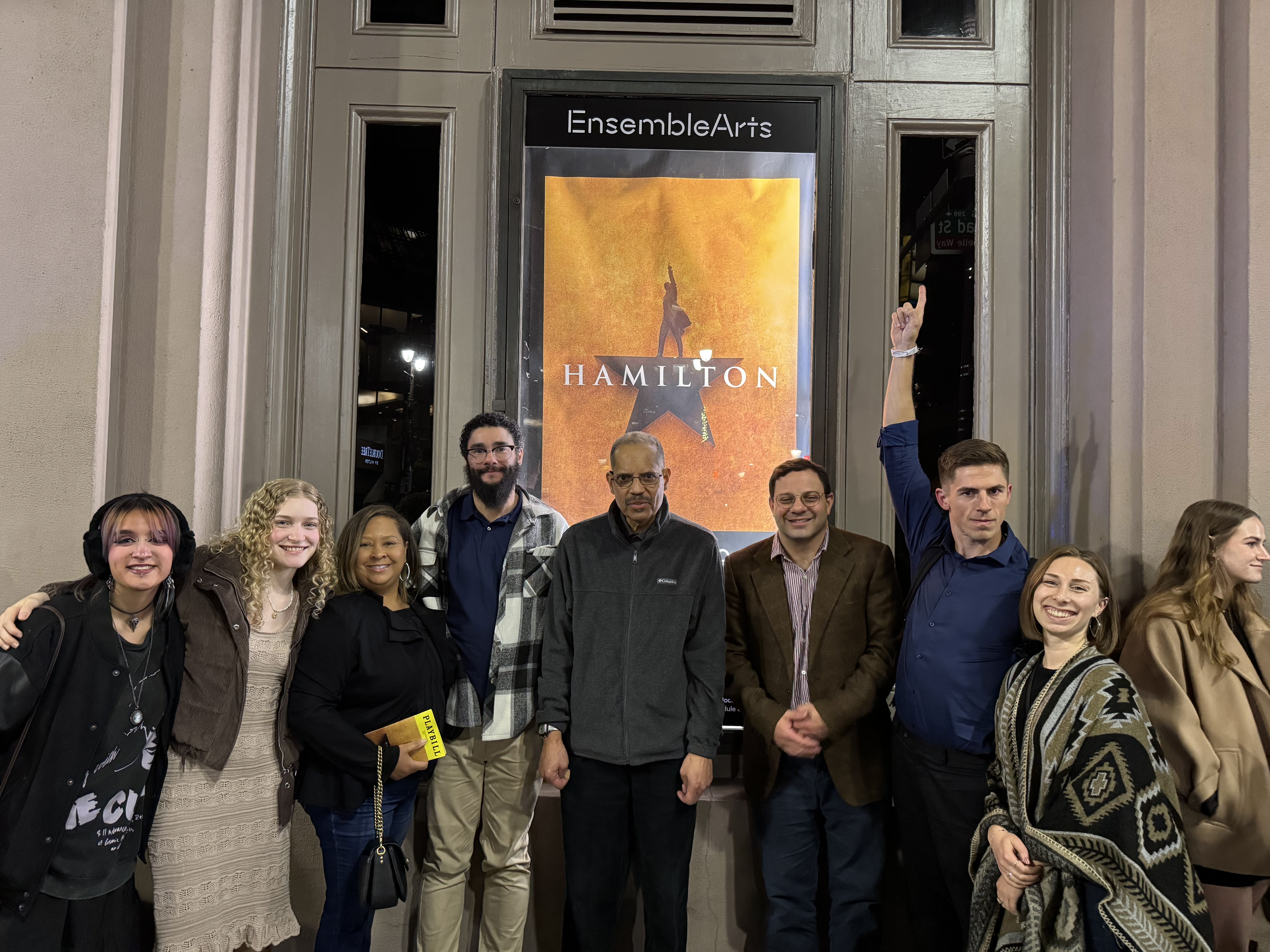 Hamilton with Church Friends